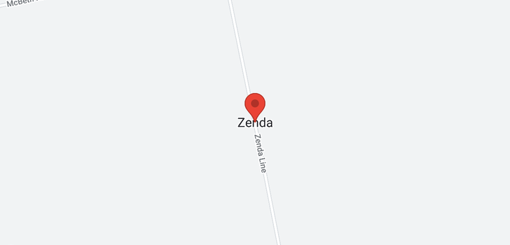 map of 432397 ZENDA LINE